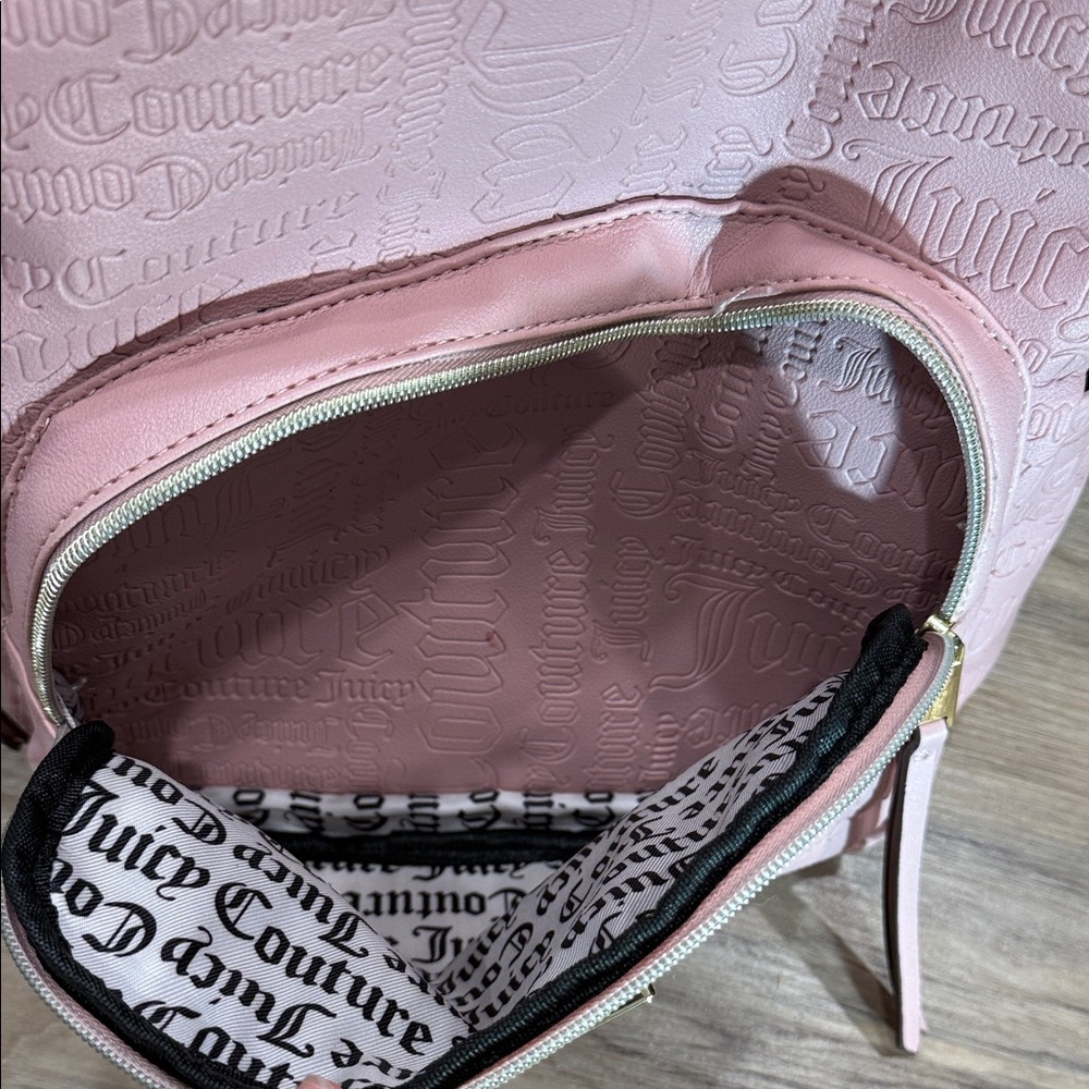 Juicy Couture Embossed Pink Backpack - Picture 5 of 8